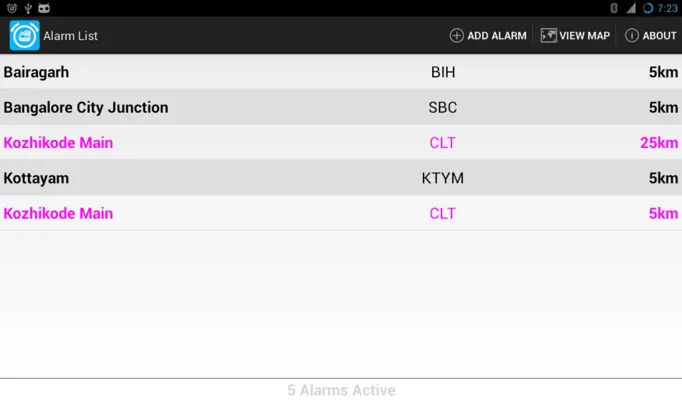 In Train Alarm android App screenshot 10