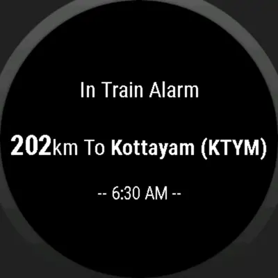 In Train Alarm android App screenshot 1